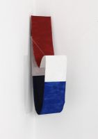 o.t., 2002, acryl, fabric, perlon cord, 50x20x20 cm